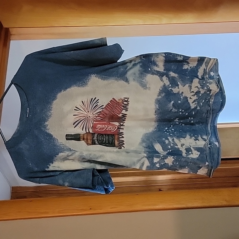 Bleached Jack Daniels shirt